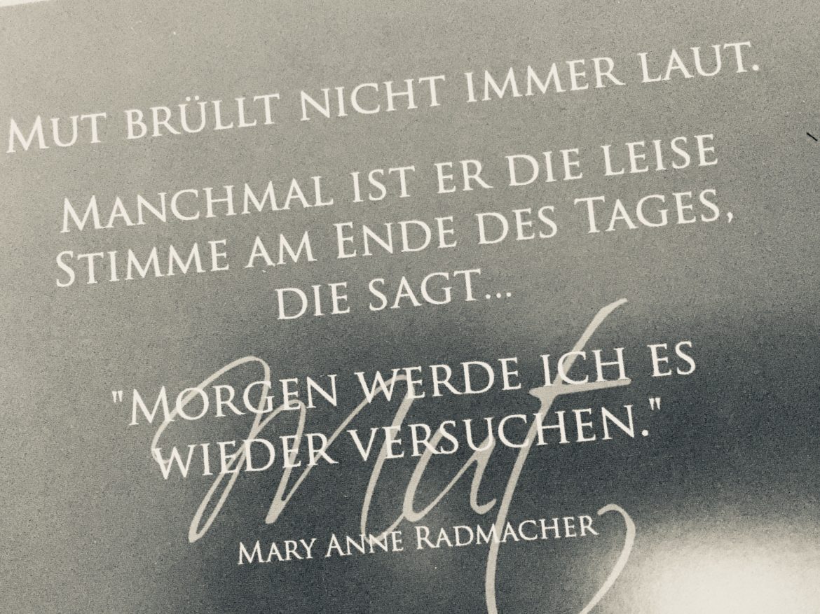 Gedankenschubser zum Mittwoch