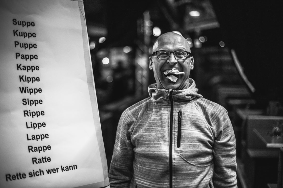 Flipchart des Vertrauens.